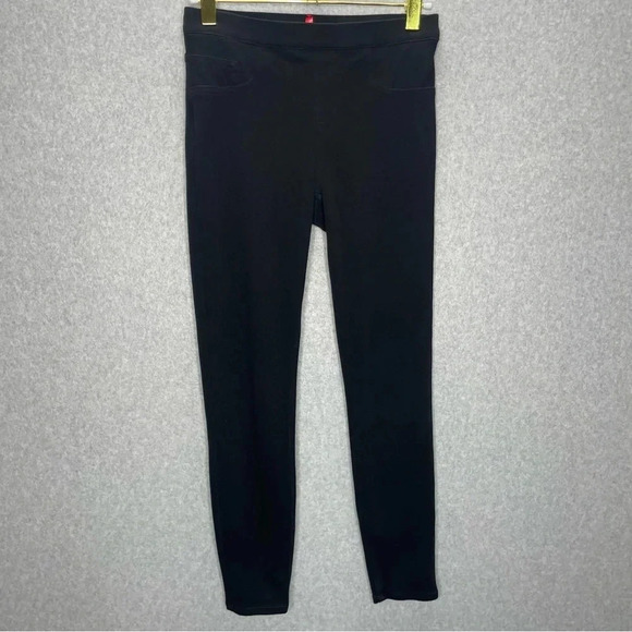 Spanx Black Jean-ish Ankle Knit Leggings - Picture 3 of 7